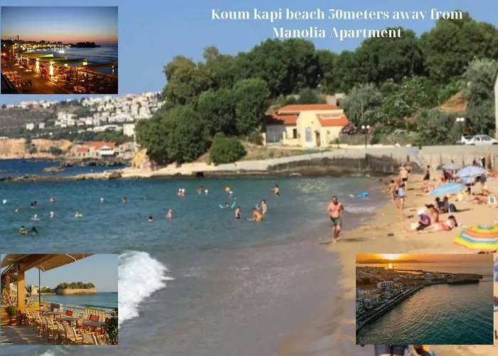 Center Manolia Dream 1 Bedroom 100m Away From The Beach דירה