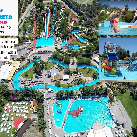 Center Manolia Dream 1 Bedroom 100m Away From The Beach * 干尼亞