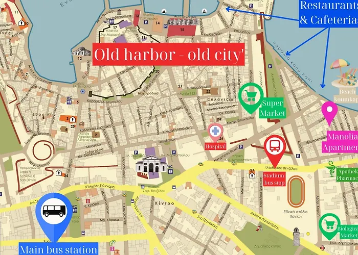 Center Manolia Dream 1 Bedroom 100m Away From The Beach Appartement